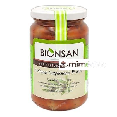 BIONSAN ACEITUNA GAZPACHERA PICANTE 350 GR BIONSAN
