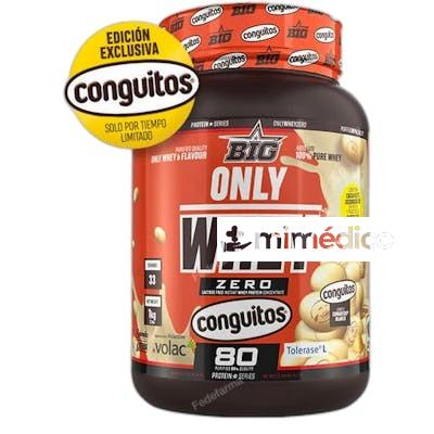 BIG ONLY WHEY CONCENTRADO PROTEINA CONGUITOS WHITE 1KG BIG