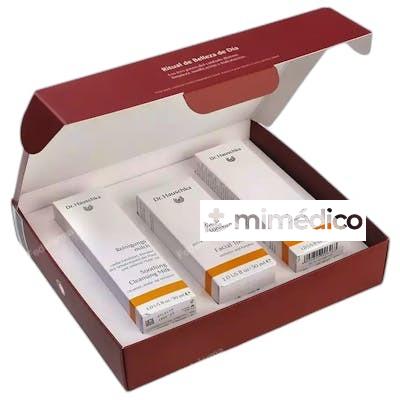 DR. HAUSCHKA CREMA DE ROSAS RITUAL DE BELLEZA ESTUCHE 3 PZ DR. HAUSCHKA