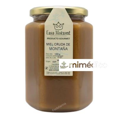 COMO UNA REINA TARRO HEXAGONAL MIEL DE MONTANA CRUDA 1000 GR COMO UNA REINA