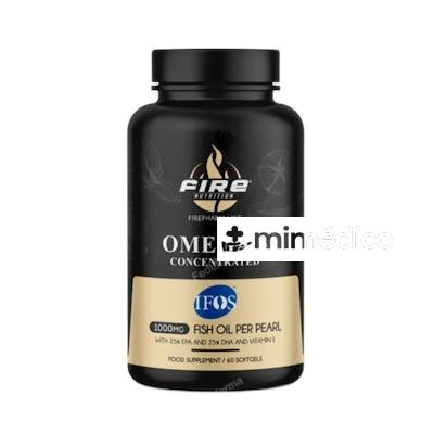 FIRE NUTRITION OMEGA 3 IFOS CONCENTRATED - F-PHARM - 60 SOFT FIRE NUTRITION