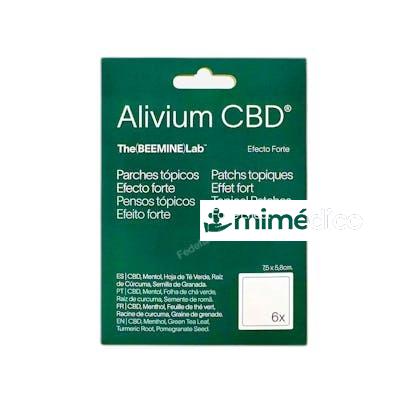 THE BEEMINE ALIVIUM CBD PARCHES TOPICOS EFECTO FORTE 6 PARCH THE BEEMINE LAB
