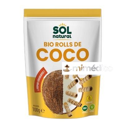 SOLNATURAL ROLLS DE COCO CRUJIENTES 100G BIO SOLNATURAL