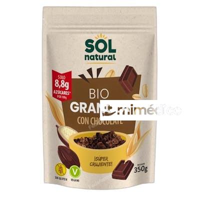 SOLNATURAL GRANOLA AVENA SIN GLUTEN CHOCOLATE BIO 350 GR SOLNATURAL