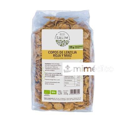 ECO SALIM COPOS CRUJIENTES LENTEJA ROJA Y MAIZ 300 GR ECO SALIM