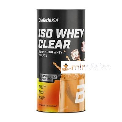 BIOTECHUSA ISO WHEY CLEAR 400G TE HELADO DE MELOCOTON BIOTECHUSA