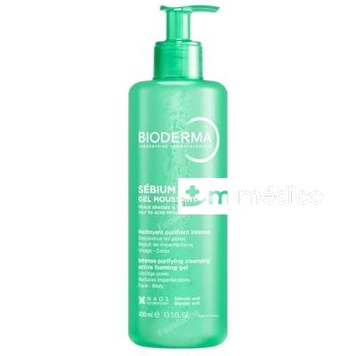 BIODERMA SEBIUM GEL MOUSSANT ACTIF 400 ML BIODERMA