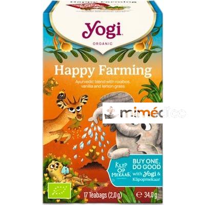 YOGI TEA HAPPY FARMING 17 BOLS YOGI TEA
