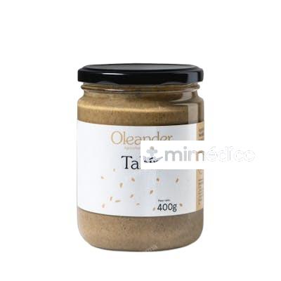 OLEANDER TAHIN (SESAMO TOSTADO CON SAL) BIO SIN GLUTEN 400 G VEGAN OLEANDER