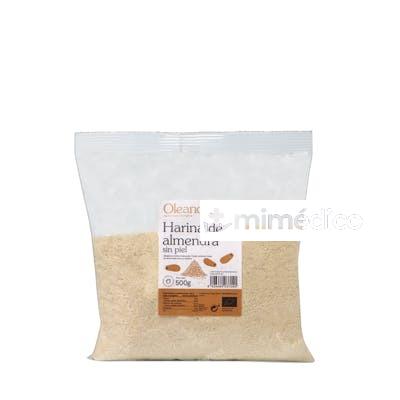 OLEANDER HARINA DE ALMENDRA PELADA BIO SIN GLUTEN 500G VEGAN OLEANDER