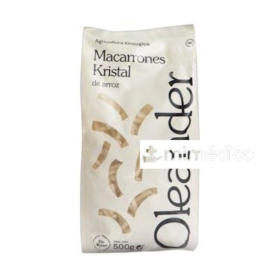 OLEANDER MACARRONES KRISTAL DE ARROZ BIO SIN GLUTEN 500 G VEGAN OLEANDER