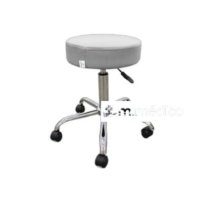 WELLCORE TABURETE CON RUEDAS AUTOFRENABLES WELLCORE PLATA WELLCORE
