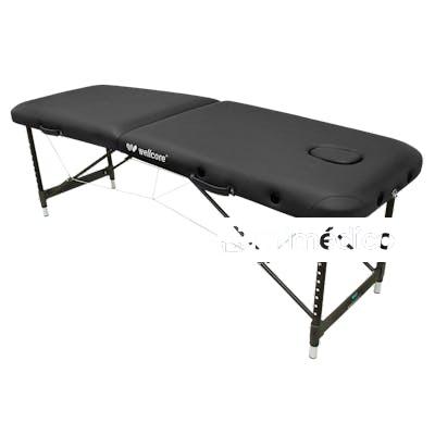 WELLCORE CAMILLA PLEGABLE DE ALUMINIO WELLCORE 185 X 60 NEGR WELLCORE