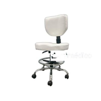 WELLCORE TABURETE HIDRAULICO CON RESPALDO Y REPOSAPIES WELLC WELLCORE