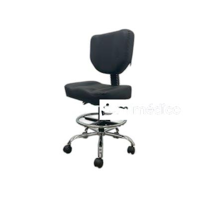 WELLCORE TABURETE HIDRAULICO CON RESPALDO Y REPOSAPIES WELLC WELLCORE