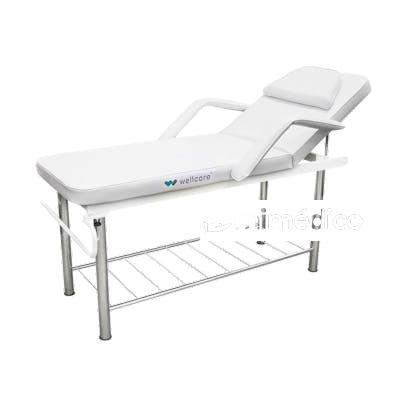 WELLCORE CAMILLA FIJA DE ACERO 2 CUERPOS Y REPOSABRAZOS WELL WELLCORE