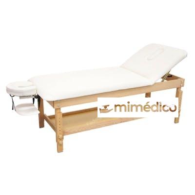 WELLCORE CAMILLA FIJA DE MADERA CON RESPALDO WELLCORE BLANCO WELLCORE