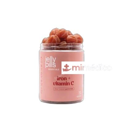 JELLY PILLS IRON VITAMIN C 70 GUMMIES MELOCOTON JELLY PILLS