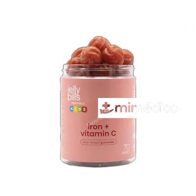 JELLY PILLS IRON VITAMIN C KIDS 70 GUMMIES MELOCOTON JELLY PILLS