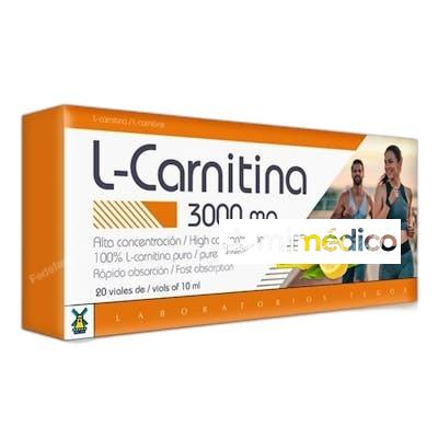 TEGOR L-CARNITINA 3000-20 VIALES DE 10ML TEGOR
