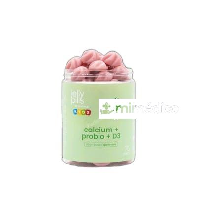 JELLY PILLS CALCIO PROBIO D3 KIDS 70 GUMMIES SABOR FRESA JELLY PILLS
