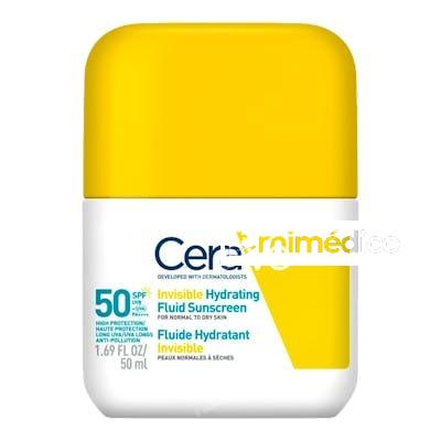 CERAVE FLUIDO PROTECTOR INVISIBLE HIDRATANTE SPF 50 50 ML CERAVE