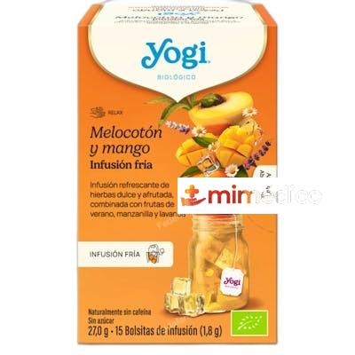 YOGI TEA FRIO MELOCOTON Y MANGO SAZUCAR 15 SOB YOGI TEA
