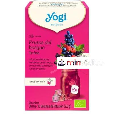 YOGI TEA FRIO FRUTOS DEL BOSQUE SAZUCAR 15 SOB YOGI TEA