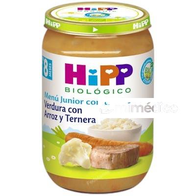 HIPP TARRITO DE VERDURA CON ARROZ Y TERNERA 220 G BIO SA S HIPP