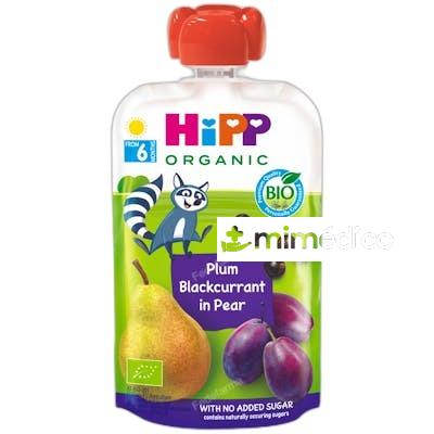 HIPP POUCHES DE CIRUELA PERA Y GROSELLA BIO 100G SA SL HIPP