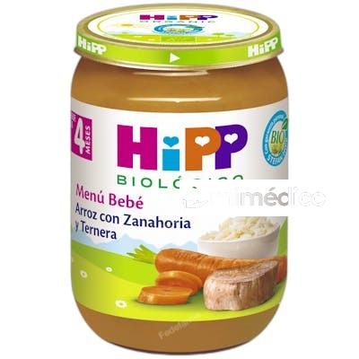 HIPP TARRITO DE ARROZ Y ZANAHORIA Y TERNERA 190 G BIO SA S HIPP