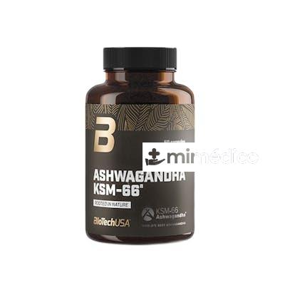 BIOTECHUSA ASHWAGANDHA KSM-66 60 CAPS BIOTECHUSA