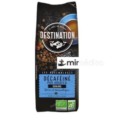 DESTINATION CAFE EN GRANO DESCAFEINADO 100 ARABICA BIO 250 DESTINATION