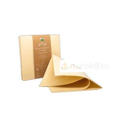 AZAL SET DE 6 BAYETAS DE BAMBU 35X35. SIN BLANQUEAR. 120 GS AZAL