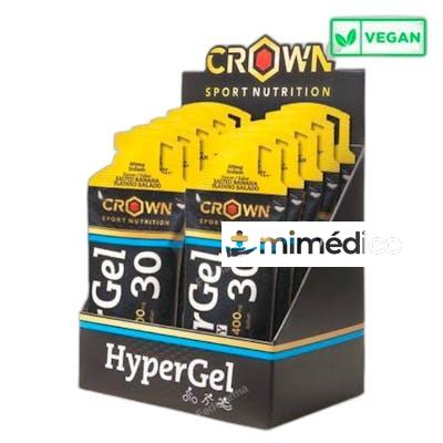 CROWNSPORTNU HYPERGEL 30 (HYDRO) PLATANO EXTRA SODIO 75G CROWN SPORT NUTRITION
