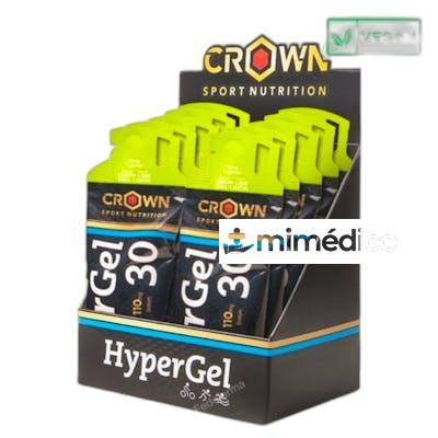 CROWNSPORTNU HYPERGEL 30 (HYDRO) LIMA CON CAFEINA 75G CROWN SPORT NUTRITION