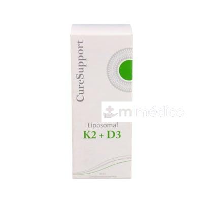 LIPOSOMAL K2+D3 60ML. CURESUPPORT