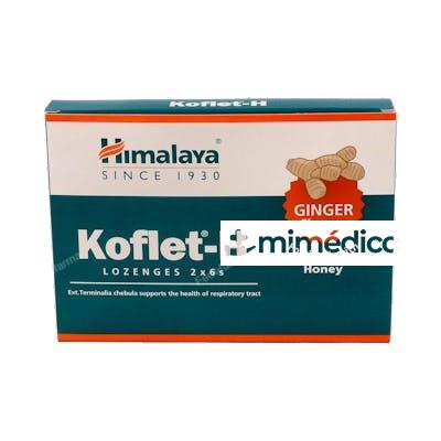 PASTILLAS KOFLET GARGANTA JENGIBRE 12COMP. HIMALAYA
