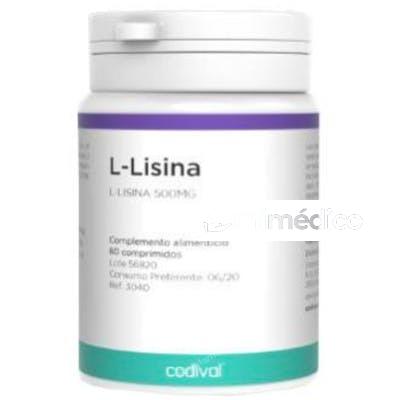 L-LISINA 500MG. 100COMP. CODIVAL