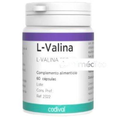L-VALINA 250MG. 60CAP. CODIVAL