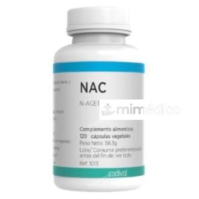 NAC N-ACETIL-CISTEINA 120CAP. CODIVAL