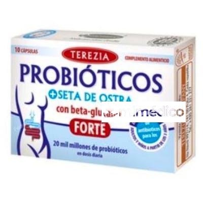 PROBIOTICOS + SETA DE OSTRA CON BETAGLUCANOS 10CAP TEREZIA