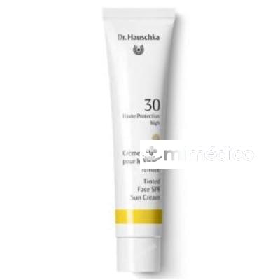 CREMA SOLAR FACIAL SPF30 CON COLOR TUBO 40ML. DR. HAUSCHKA