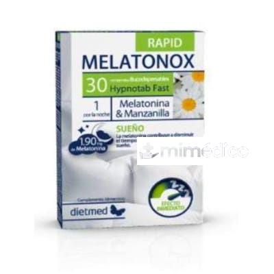 MELATONOX RAPID 30COMP BUCODISPERSABLES. DIETMED