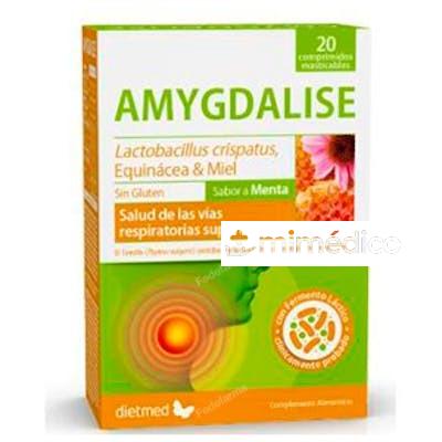AMYGDALISE SABOR MENTA 20COMP MASTIC. DIETMED