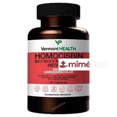 HOMOCISBIN (B6 + B12 + ACIDO FOLICO METILADAS) 60CAP. ENZIME - SABINCO
