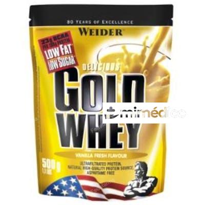 WEIDER GOLD WHEY VAINILLA 500GR. WEIDER