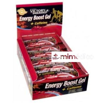 VICTORY ENDURANCE ENERGY BOOST GEL+CAFEIN RED 24U WEIDER
