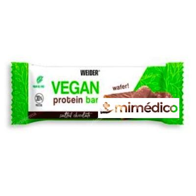 VEGAN PROTEIN WAFER BAR SALTED CHOCOLATE 12UD. WEIDER