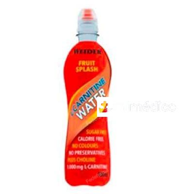 WEIDER L-CARNITINE WATER FRUIT SPLASH 500MLX6UDS WEIDER